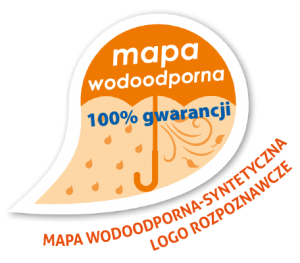 Logo syntetycznych map wodoodpornych