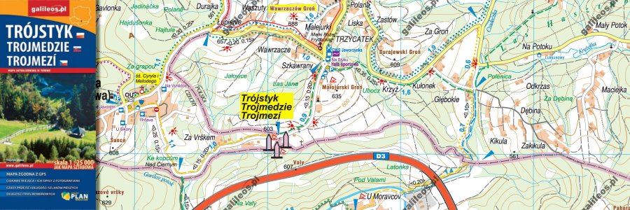 Okładka Mapa trójstyku granic – jak mapa sztabowa