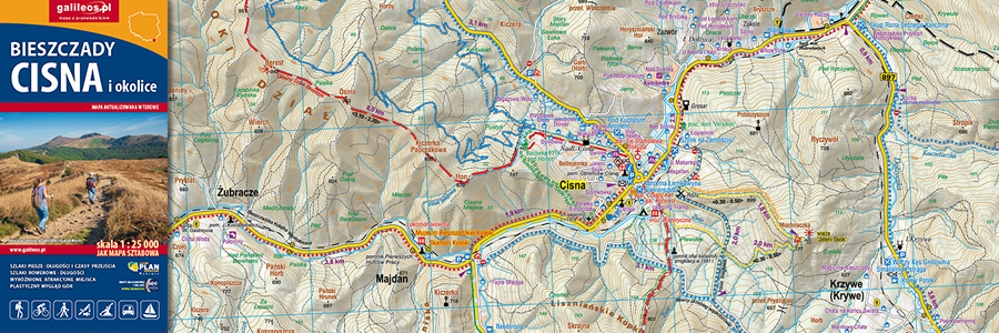 Okładka Bieszczady – Cisna i okolice