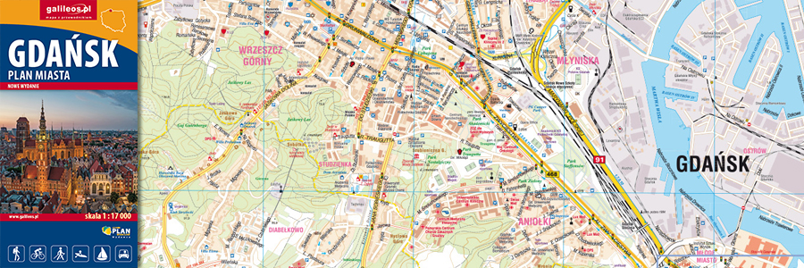 Okładka Gdańsk – plan miasta